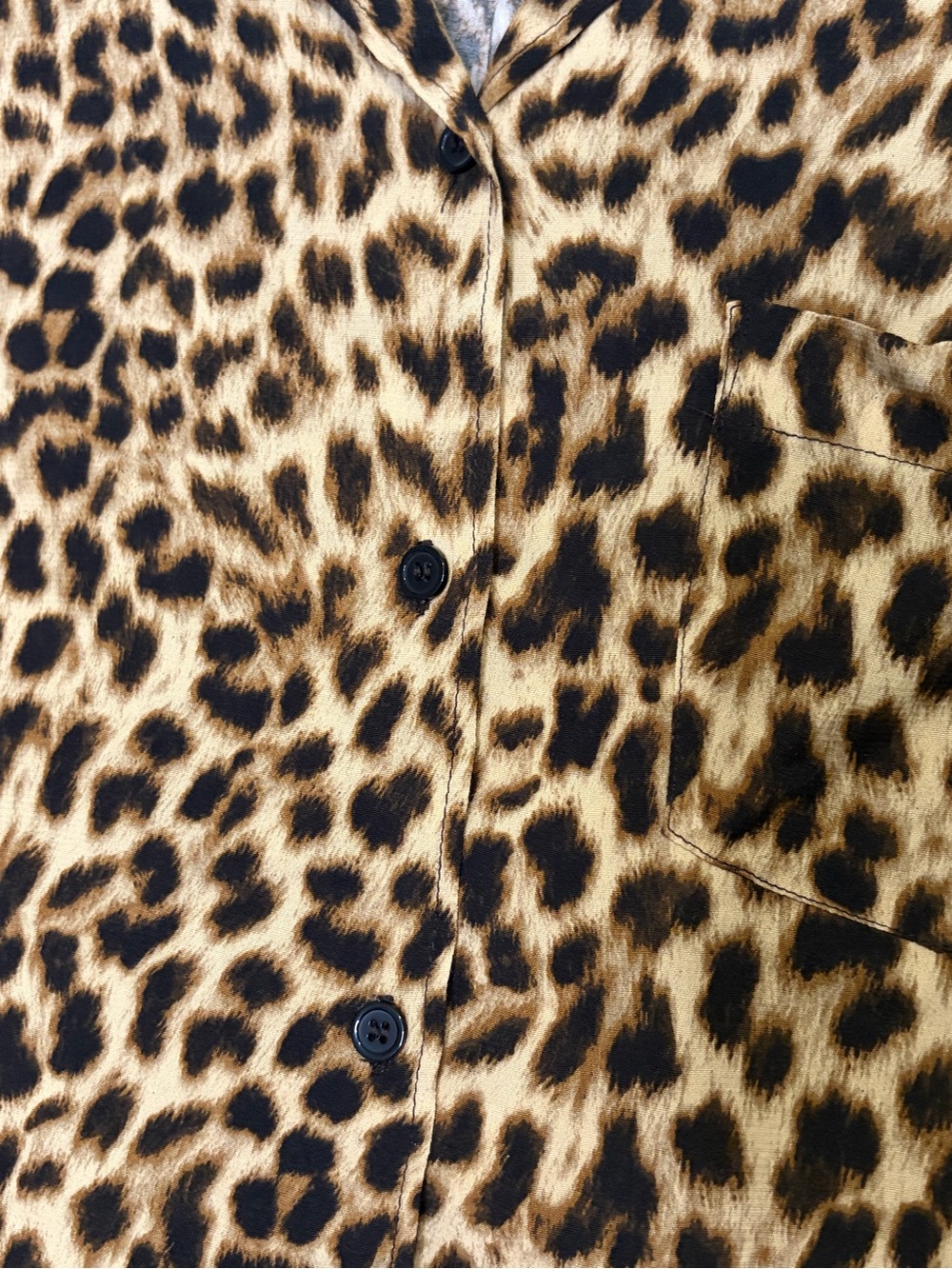 Zara Leopard Print Jumpsuit - Black and Tan - Picture 11 of 16